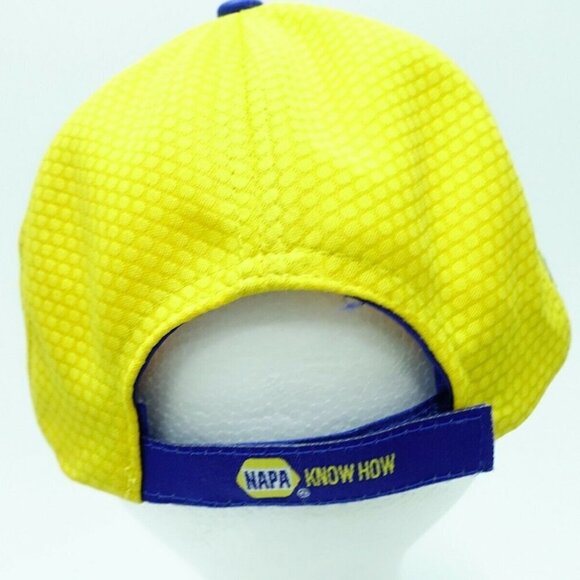 Napa Racing Hat Cap Blue Yellow Number 9 Chase Elliott Adjustable Cotton Blend - Picture 3 of 4